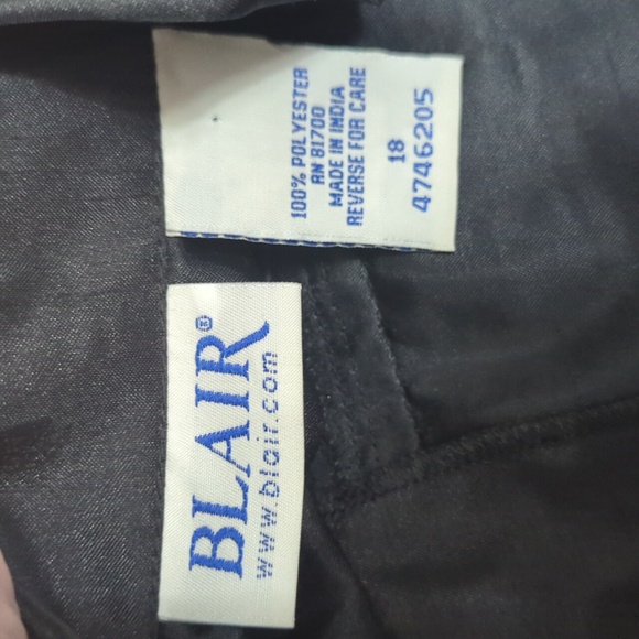 Vintage Blair Black Oversized Shacket Jacket Women’s 18 Button Front Fall Layer - Picture 6 of 7